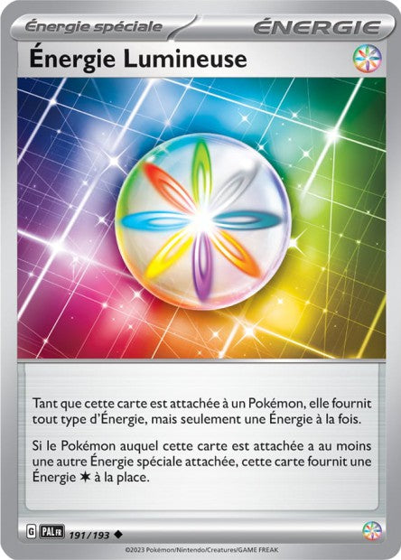 Carte Pokémon Énergie Lumineuse 191/193 PAL EV02 LorenZone