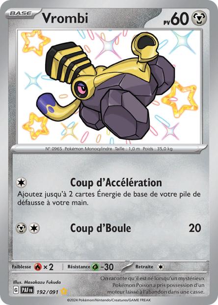 Carte Pokémon Vrombi 192/091 Destinees de Palea EV4_5 LorenZone