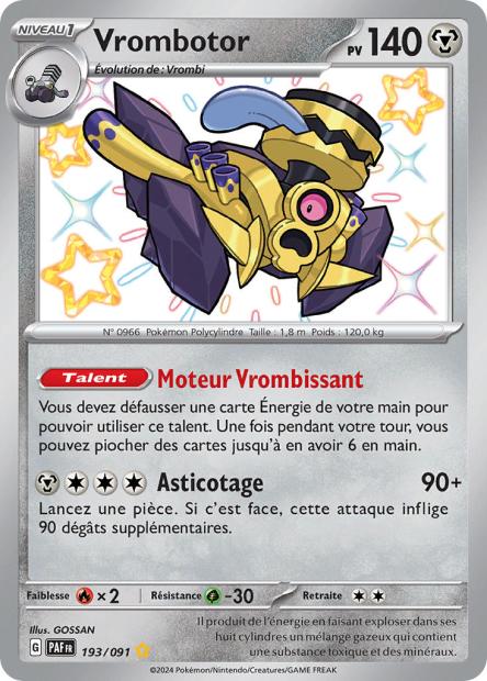 Carte Pokémon Vrombotor 193/091 Destinees de Palea EV4_5 LorenZone