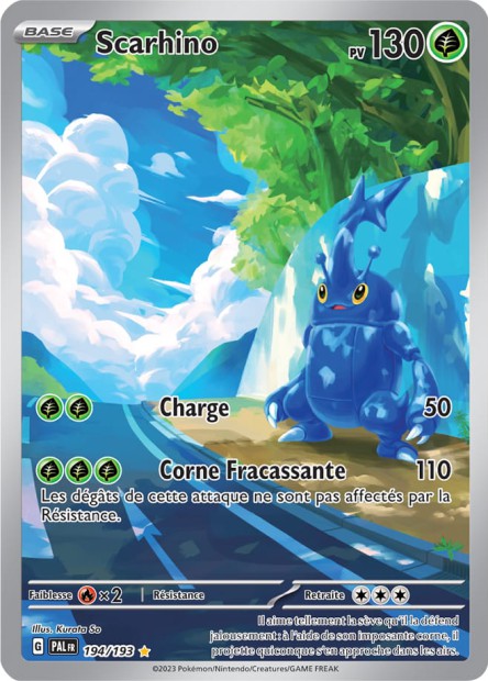 Carte Pokémon Scarhino 194/193 PAL EV02 LorenZone
