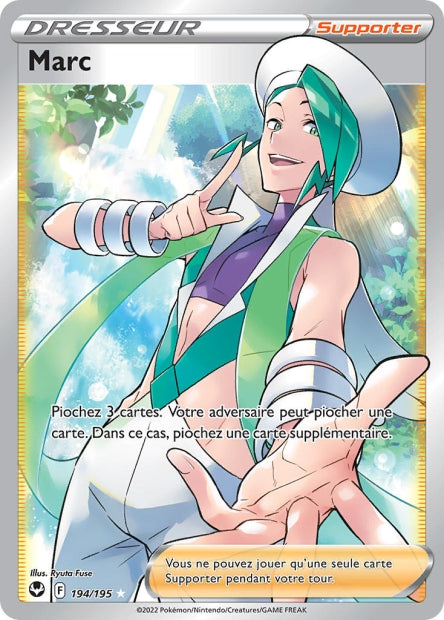 Carte Pokémon Marc 194/195 SIT Tempete Argentee EB12 Neuf FR LorenZone