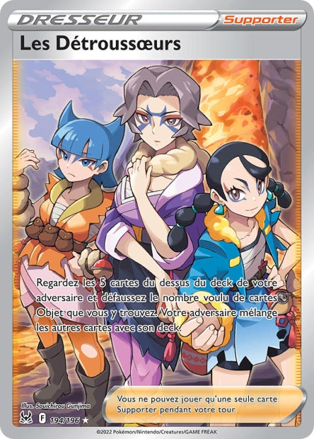 Carte Pokémon Les Détroussoeurs 194/196 LOR Origine Perdue EB11 Neuf FR LorenZone