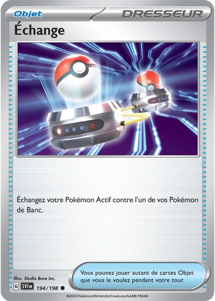 Carte Pokémon Échange 194/198 SV1 EV01 LorenZone