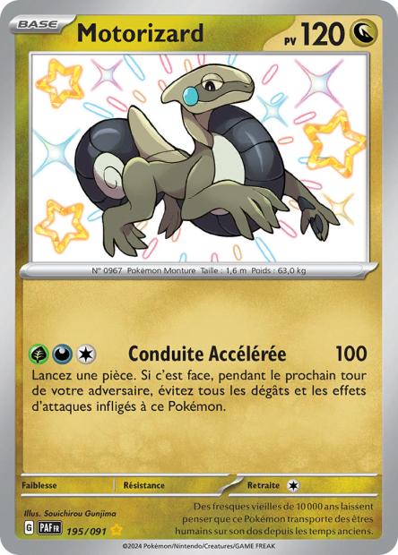 Carte Pokémon Motorizard 195/091 Destinees de Palea EV4_5 LorenZone