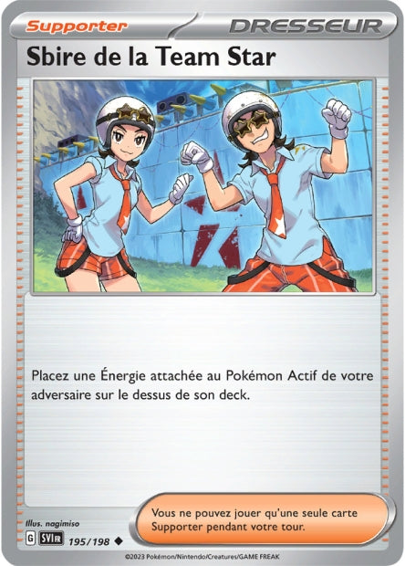 Carte Pokémon Sbire de la Team Star 195/198 SV1 EV01 LorenZone