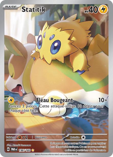 Carte Pokémon Statitik 196/182 PAR Faille Paradoxe EV04 Neuf FR LorenZone