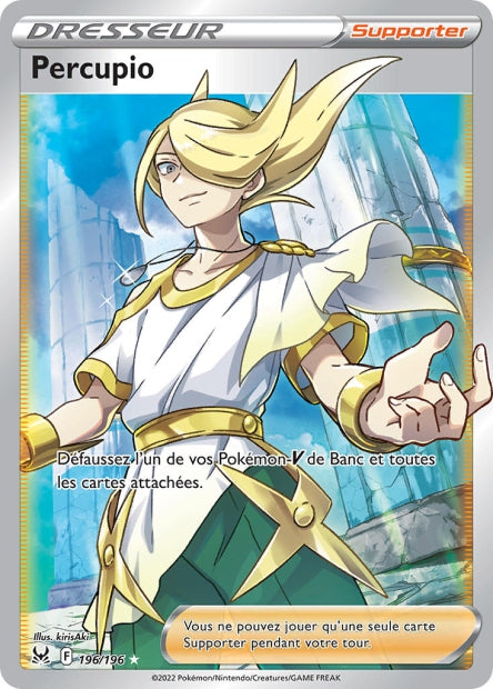 Carte Pokémon Percupio 196/196 LOR Origine Perdue EB11 Neuf FR LorenZone