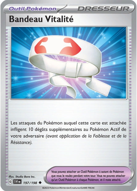 Carte Pokémon Bandeau Vitalité 197/198 SV1 EV01 LorenZone