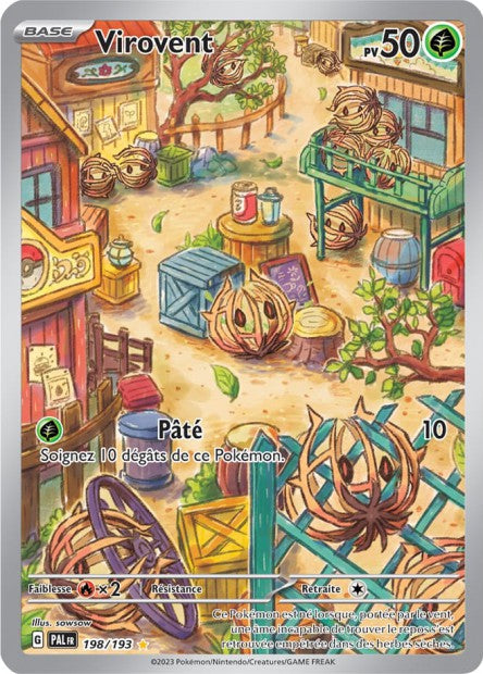 Carte Pokémon Virovent 198/193 PAL EV02 LorenZone