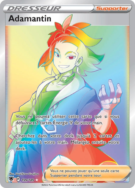 Carte Pokémon Adamantin 199/189 ASR EB10 LorenZone