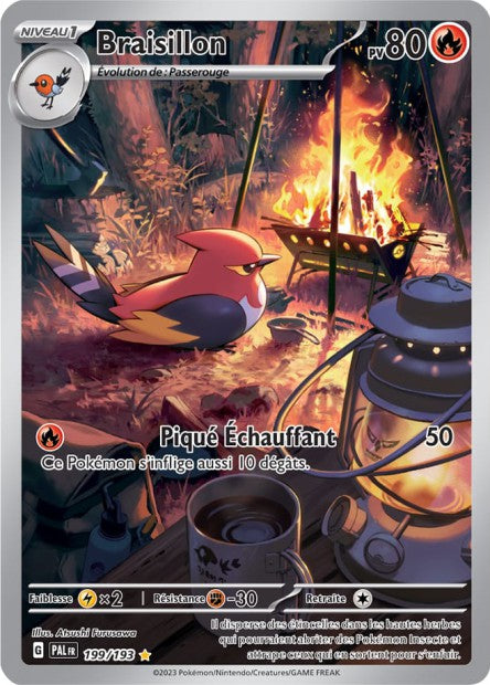 Carte Pokémon Braisillon 199/193 PAL EV02 LorenZone