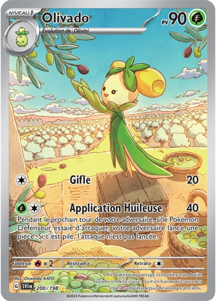 Carte Pokémon Olivado 200/198 SV1 EV01 LorenZone
