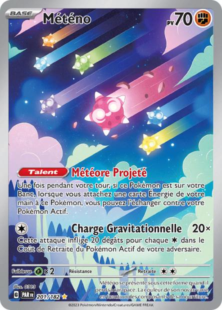 Carte Pokémon Météno 201/182 PAR Faille Paradoxe EV04 Neuf FR LorenZone