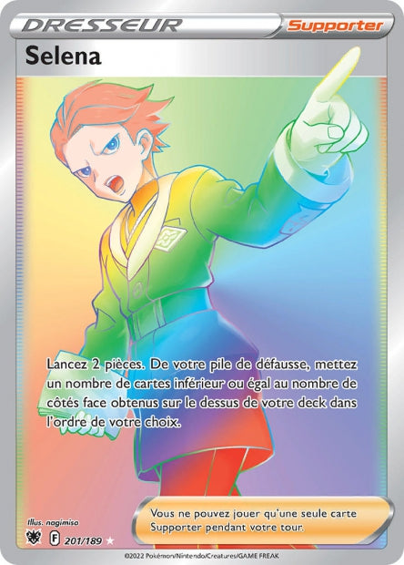 Carte Pokémon Selena 201/189 ASR EB10 LorenZone