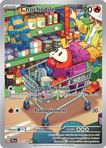 Carte Pokémon Chochodile 201/193 PAL EV02 LorenZone