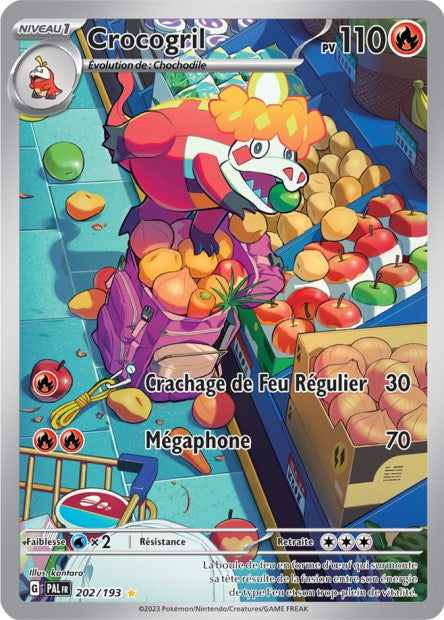 Carte Pokémon Crocogril 202/193 PAL EV02 LorenZone