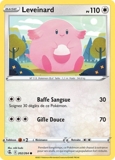 Carte Pokémon Leveinard 202/264 FST EB08 LorenZone