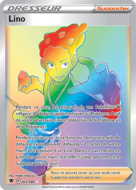 Carte Pokémon Lino 203/189 ASR EB10 LorenZone