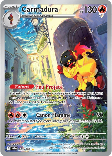 Carte Pokémon Carmadura 203/198 SV1 EV01 LorenZone