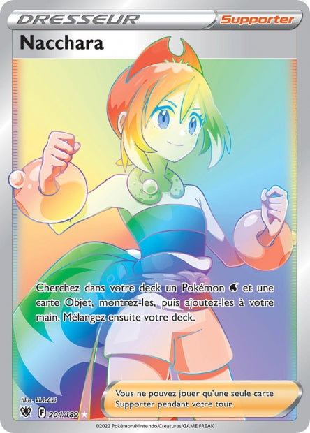 Carte Pokémon Nacchara 204/189 ASR EB10 LorenZone