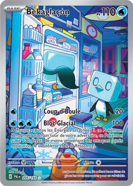 Carte Pokémon Bekaglaçon 205/193 PAL EV02 LorenZone
