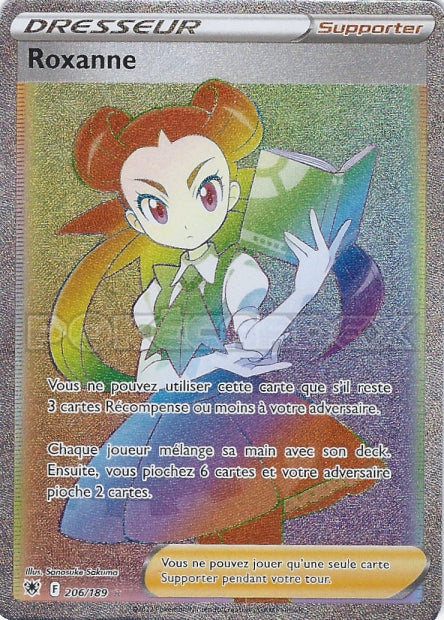 Carte Pokémon Roxane 206/189 ASR EB10 LorenZone