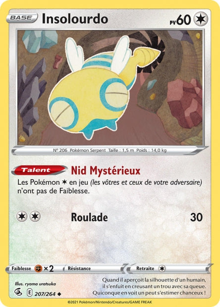 Carte Pokémon Insolourdo 207/264 FST EB08 LorenZone