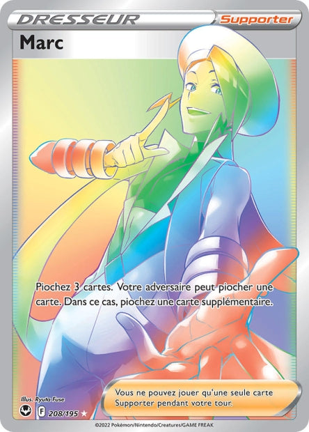 Carte Pokémon Marc 208/195 SIT Tempete Argentee EB12 Neuf FR LorenZone