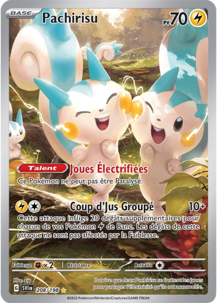 Carte Pokémon Pachirisu 208/198 SV1 EV01 LorenZone