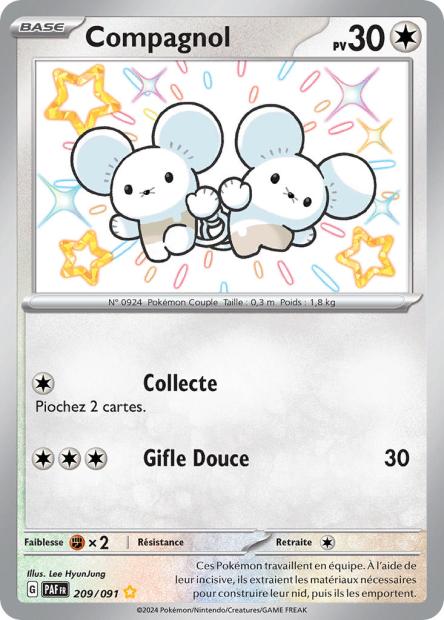 Carte Pokémon Comapgnol 209/091 Destinees de Palea EV4_5 LorenZone