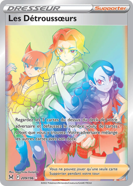Carte Pokémon Les Détroussœurs 209/196 LOR Origine Perdue EB11 Neuf FR LorenZone