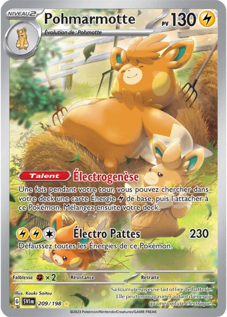 Carte Pokémon Pohmarmotte 209/198 SV1 EV01 LorenZone