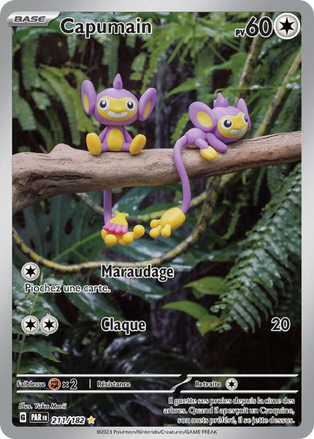 Carte Pokémon Capumain 211/182 PAR Faille Paradoxe EV04 Neuf FR LorenZone