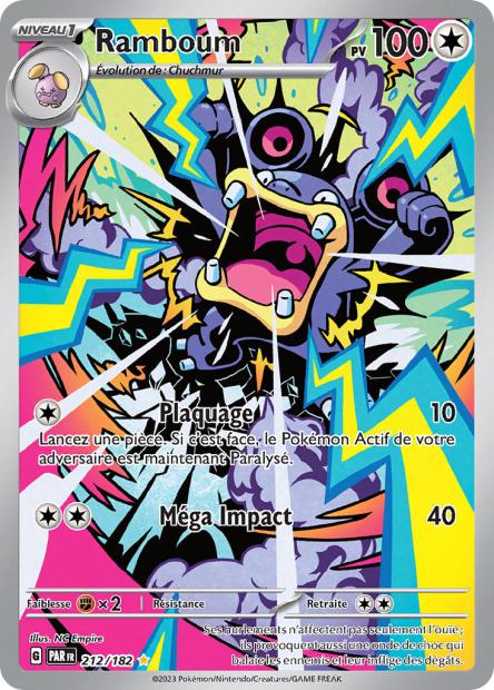 Carte Pokémon Ramboum 212/182 PAR Faille Paradoxe EV04 Neuf FR LorenZone