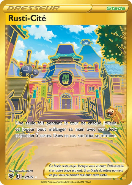 Carte Pokémon Rusti Cité 212/189 ASR EB10 LorenZone