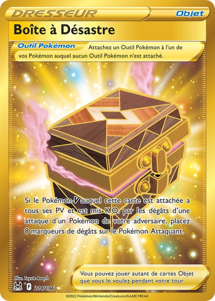 Carte Pokémon Boite à Désastre 214/196 LOR Origine Perdue EB11 Neuf FR LorenZone