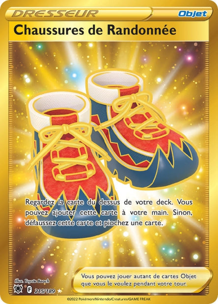 Carte Pokémon Chaussures de Randonnée 215/189 ASR EB10 LorenZone