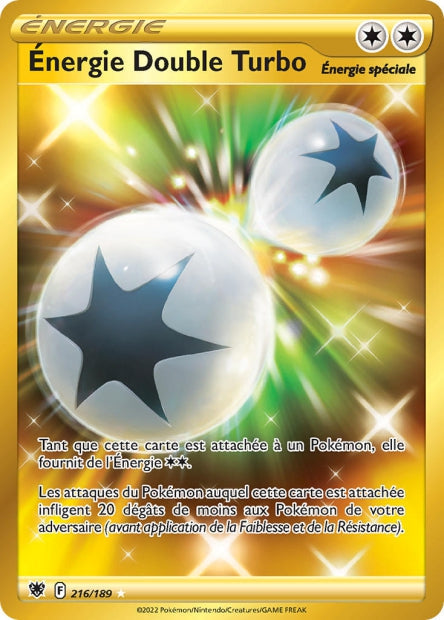Carte Pokémon Energie Double Turbo 216/189 ASR EB10 LorenZone