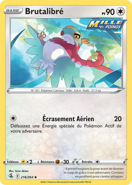 Carte Pokémon Brutalibré 216/264 FST EB08 LorenZone