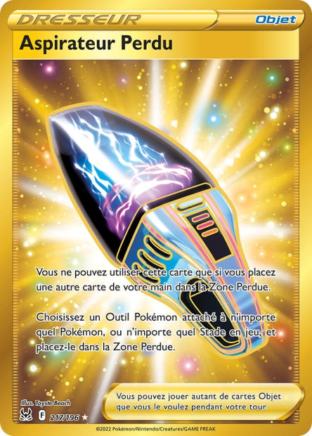 Carte Pokémon Aspirateur perdu 217/196 LOR Origine Perdue EB11 Neuf FR LorenZone