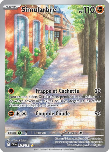 Carte Pokémon Simularbre 219/193 PAL EV02 LorenZone