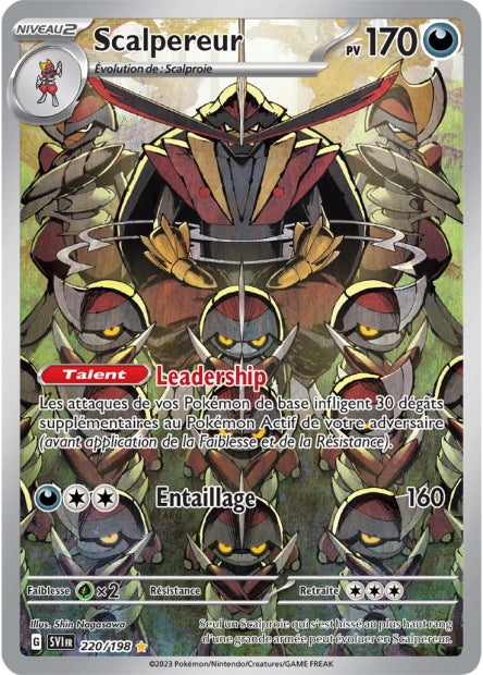 Carte Pokémon Scalpereur 220/198 SV1 EV01 LorenZone