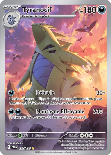 Carte Pokémon Tyranocif 222/193 PAL EV02 LorenZone