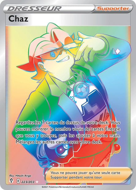 Carte Pokémon Chaz 223/203 EVS EB07 LorenZone