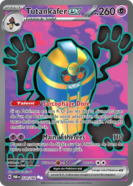 Carte Pokémon Tutankafer 224/182 PAR Faille Paradoxe EV04 Neuf FR LorenZone
