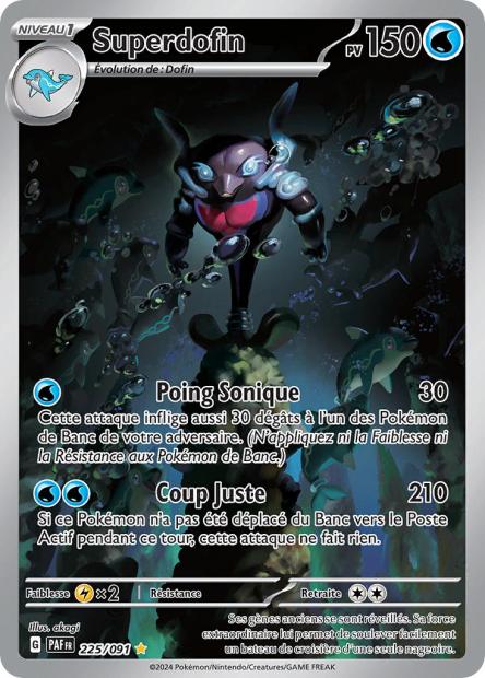 Carte Pokémon Superdofin 225/091 Destinees de Palea EV4_5 LorenZone
