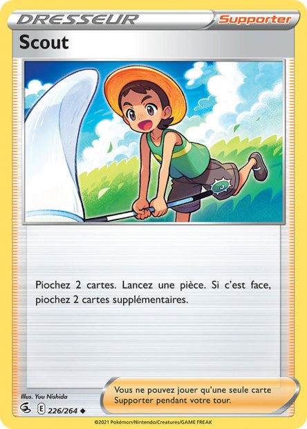 Carte Pokémon Scout 226/264 FST EB08 LorenZone