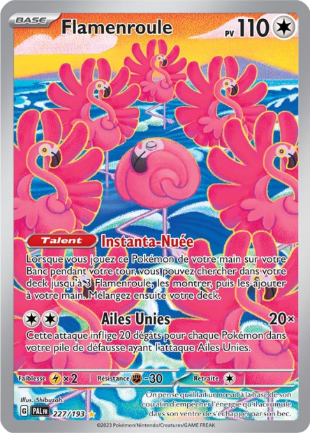 Carte Pokémon Flamenroule 227/193 PAL EV02 LorenZone