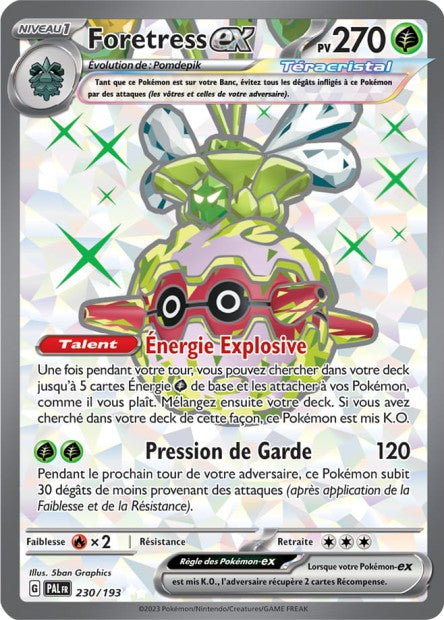 Carte Pokémon Foretress EX 230/193 PAL EV02 LorenZone