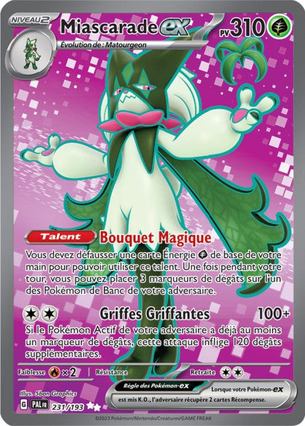 Carte Pokémon Miascarade EX 231/193 PAL EV02 LorenZone